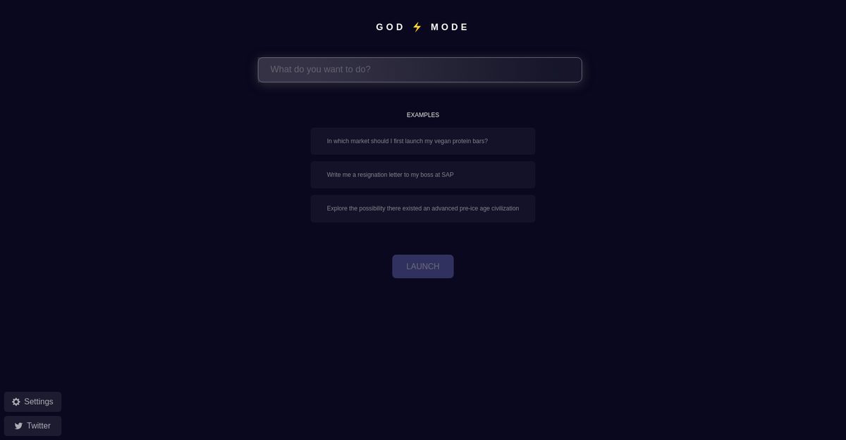 god mode gpt