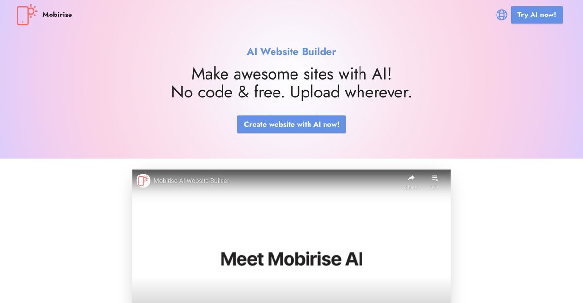 mobirise ai