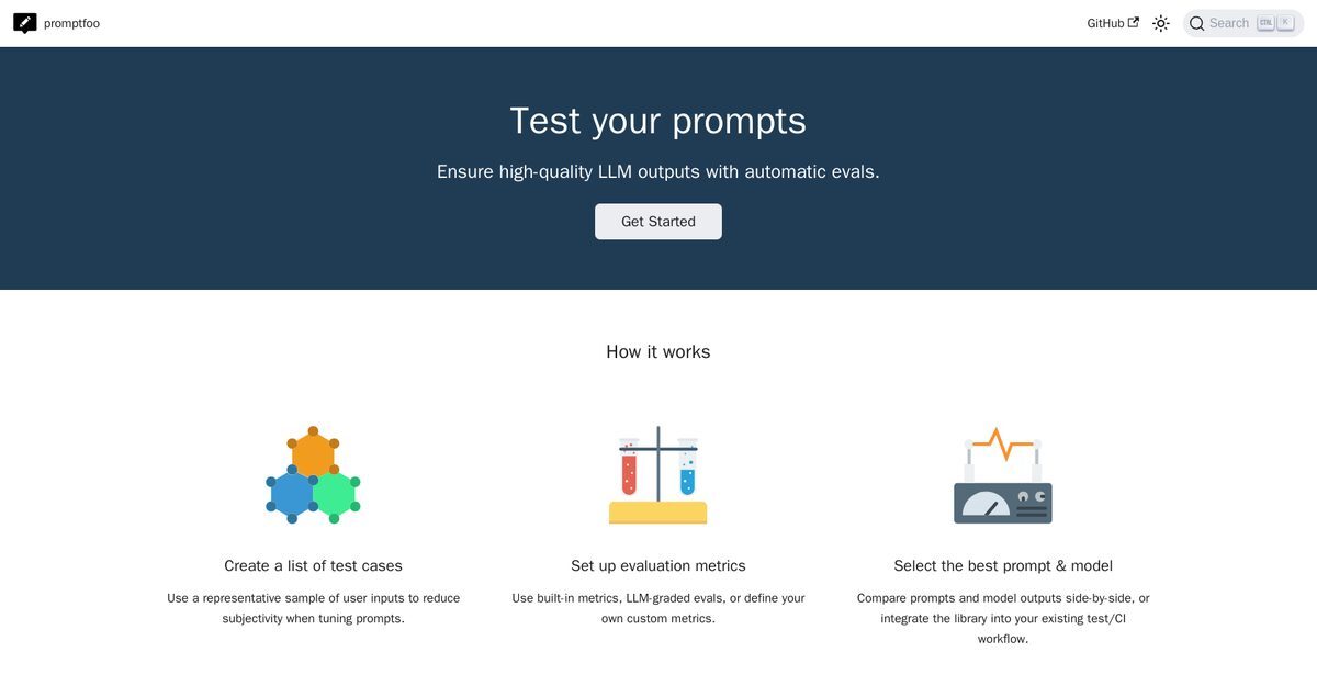 promptfoo github