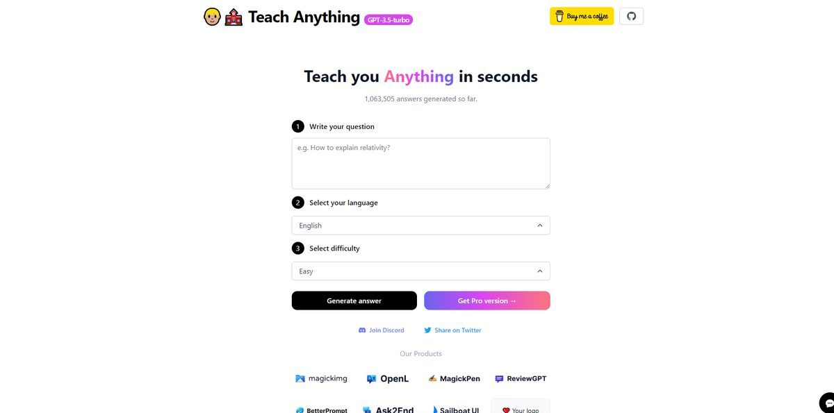 teach anything