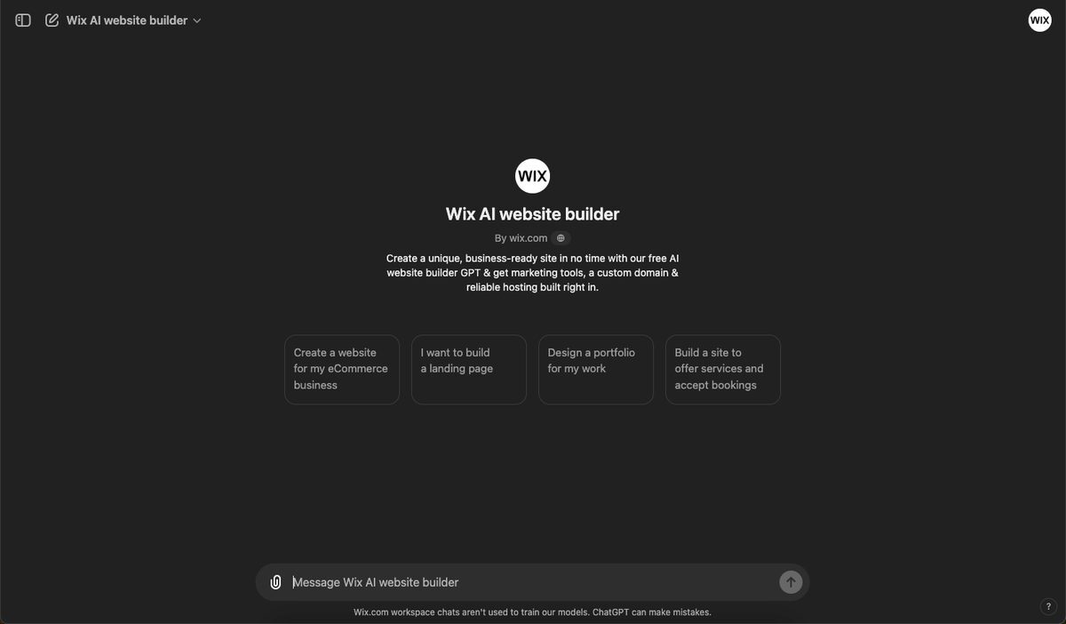 wix ai builder